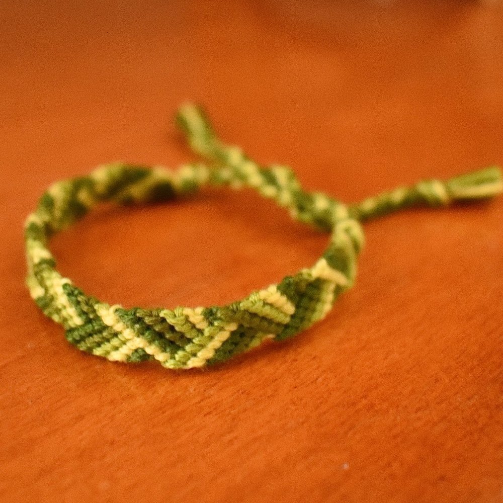 Snakeskinโ Colors Woven Bracelet